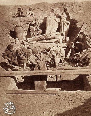 اكتشاف اثار عبد الرسول مصر