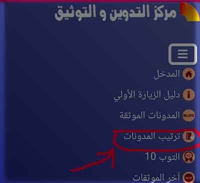 من ترتيب المدونات 1